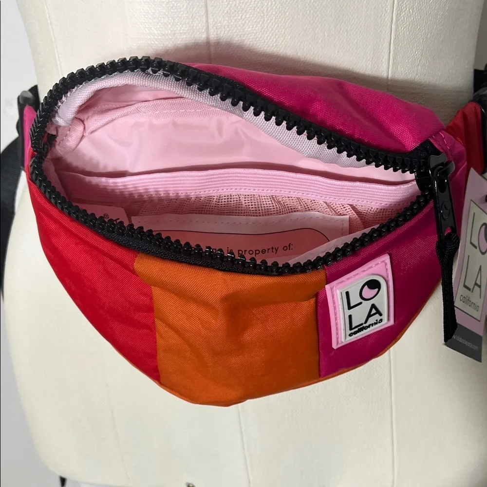 Lola Red and Orange Crossbody Bag - Picture 9 of 12